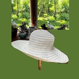 San Diego Hat Company Floppy White Woven Straw Sun Hat